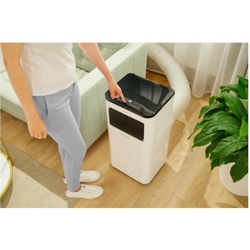 Sencor - Nutikas mobiilne konditsioneer 3-ühes, sh täielik tarvikutekomplekt 1050W/230V 10000 BTU Wi-Fi + kaugjuhtimispult