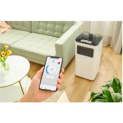 Sencor - Nutikas mobiilne konditsioneer 3-ühes, sh täielik tarvikutekomplekt 1050W/230V 10000 BTU Wi-Fi + kaugjuhtimispult