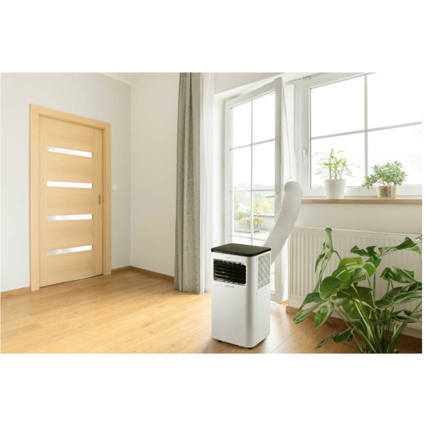 Sencor - Nutikas mobiilne konditsioneer 3-ühes, sh täielik tarvikutekomplekt 1050W/230V 10000 BTU Wi-Fi + kaugjuhtimispult