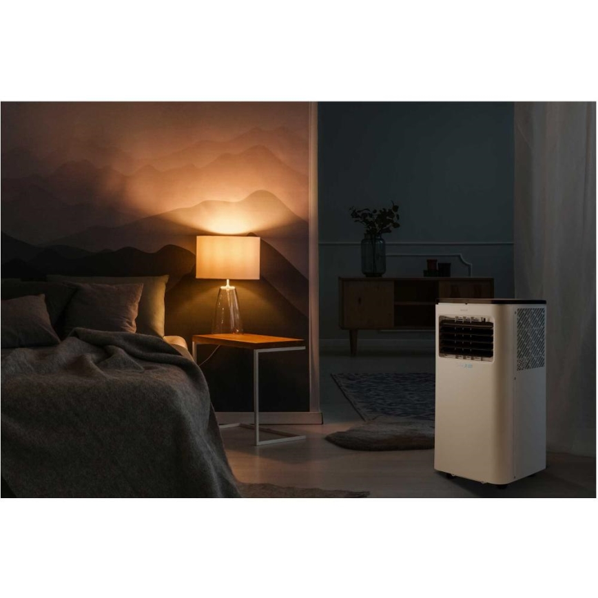 Sencor - Nutikas mobiilne konditsioneer 3-ühes, sh täielik tarvikutekomplekt 1050W/230V 10000 BTU Wi-Fi + kaugjuhtimispult