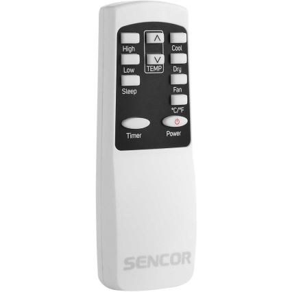 Sencor - Nutikas mobiilne konditsioneer 3-ühes, sh täielik tarvikutekomplekt 1050W/230V 10000 BTU Wi-Fi + kaugjuhtimispult