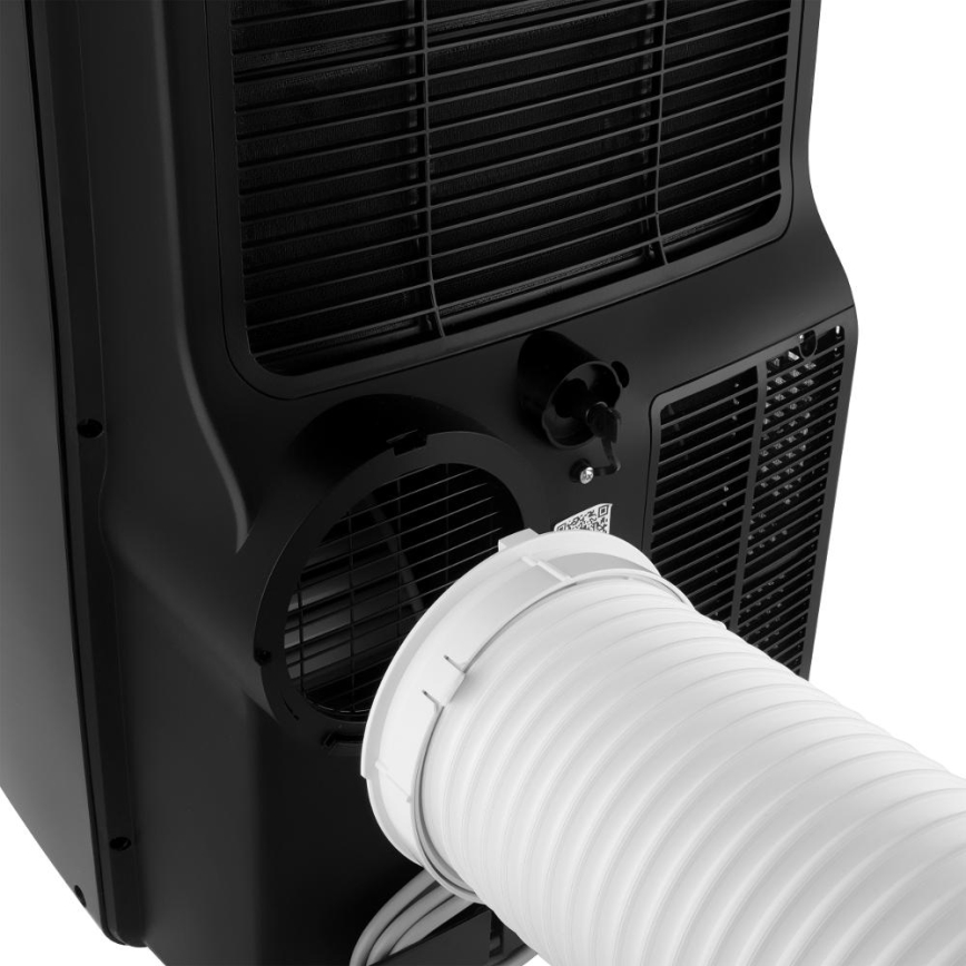 Sencor - Nutikas mobiilne konditsioneer 3-ühes, sh täielik tarvikutekomplekt 1450W/230V 12000 BTU Wi-Fi must + kaugjuhtimispult