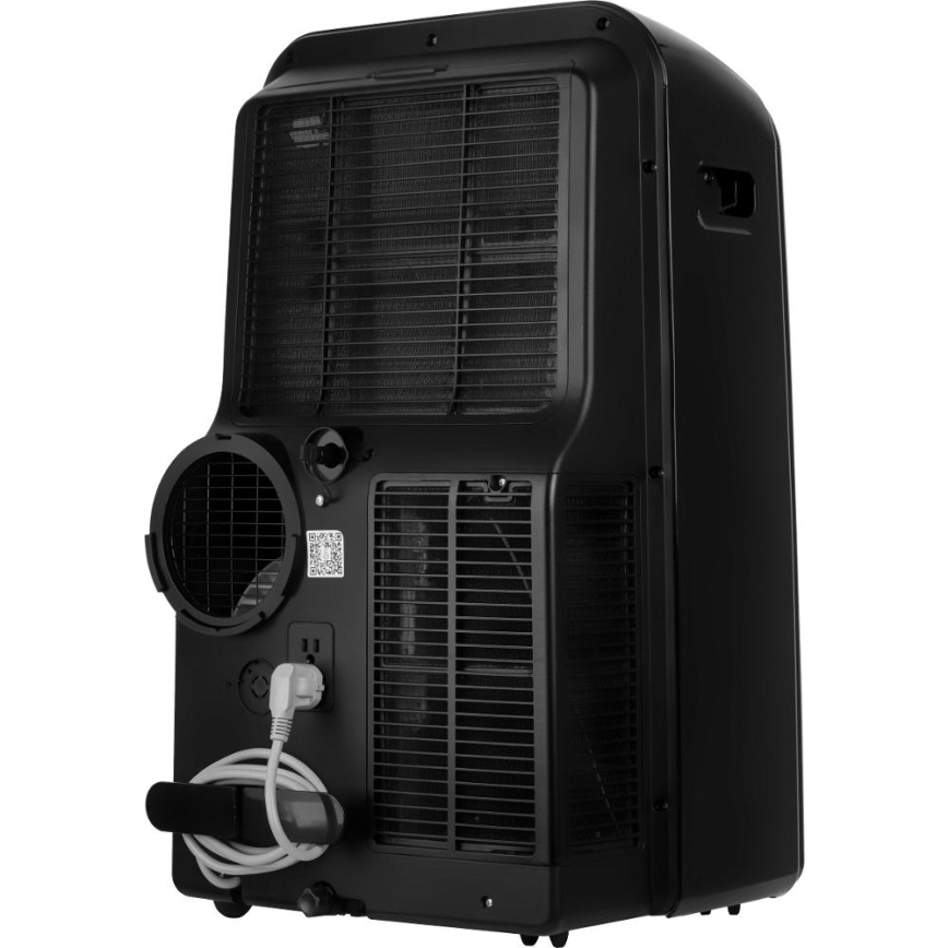 Sencor - Nutikas mobiilne konditsioneer 3-ühes, sh täielik tarvikutekomplekt 1450W/230V 12000 BTU Wi-Fi must + kaugjuhtimispult