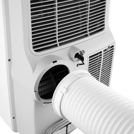 Sencor - Nutikas mobiilne konditsioneer 3-ühes, sh täielik tarvikutekomplekt 1450W/230V 12000 BTU Wi-Fi valge + kaugjuhtimispult