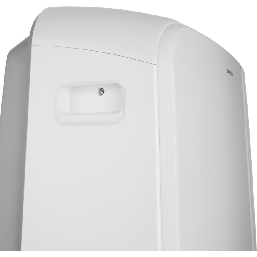 Sencor - Nutikas mobiilne konditsioneer 3-ühes, sh täielik tarvikutekomplekt 1450W/230V 12000 BTU Wi-Fi valge + kaugjuhtimispult