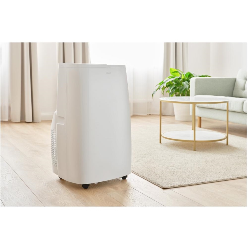 Sencor - Nutikas mobiilne konditsioneer 3-ühes, sh täielik tarvikutekomplekt 1700W/230V 16000 BTU Wi-Fi + kaugjuhtimispult