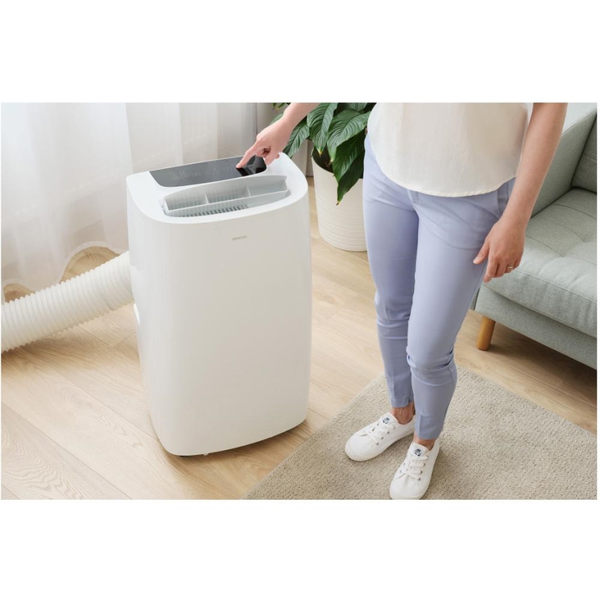 Sencor - Nutikas mobiilne konditsioneer 3-ühes, sh täielik tarvikutekomplekt 1700W/230V 16000 BTU Wi-Fi + kaugjuhtimispult