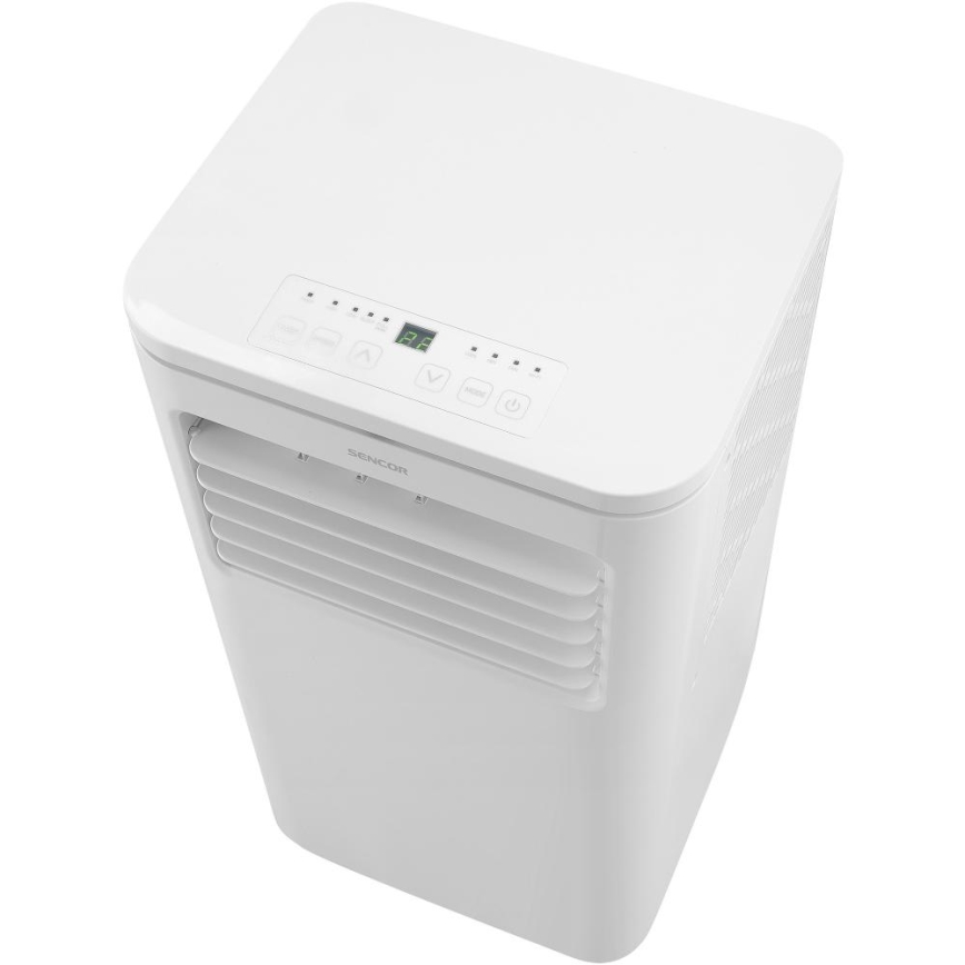 Sencor - Nutikas mobiilne konditsioneer 3-ühes, sh täielik tarvikutekomplekt 760W/230V 7000BTU Wi-Fi + kaugjuhtimispult