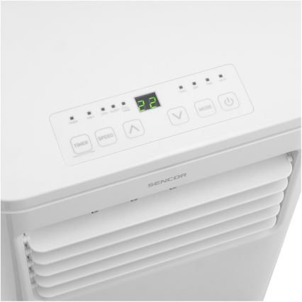 Sencor - Nutikas mobiilne konditsioneer 3-ühes, sh täielik tarvikutekomplekt 760W/230V 7000BTU Wi-Fi + kaugjuhtimispult