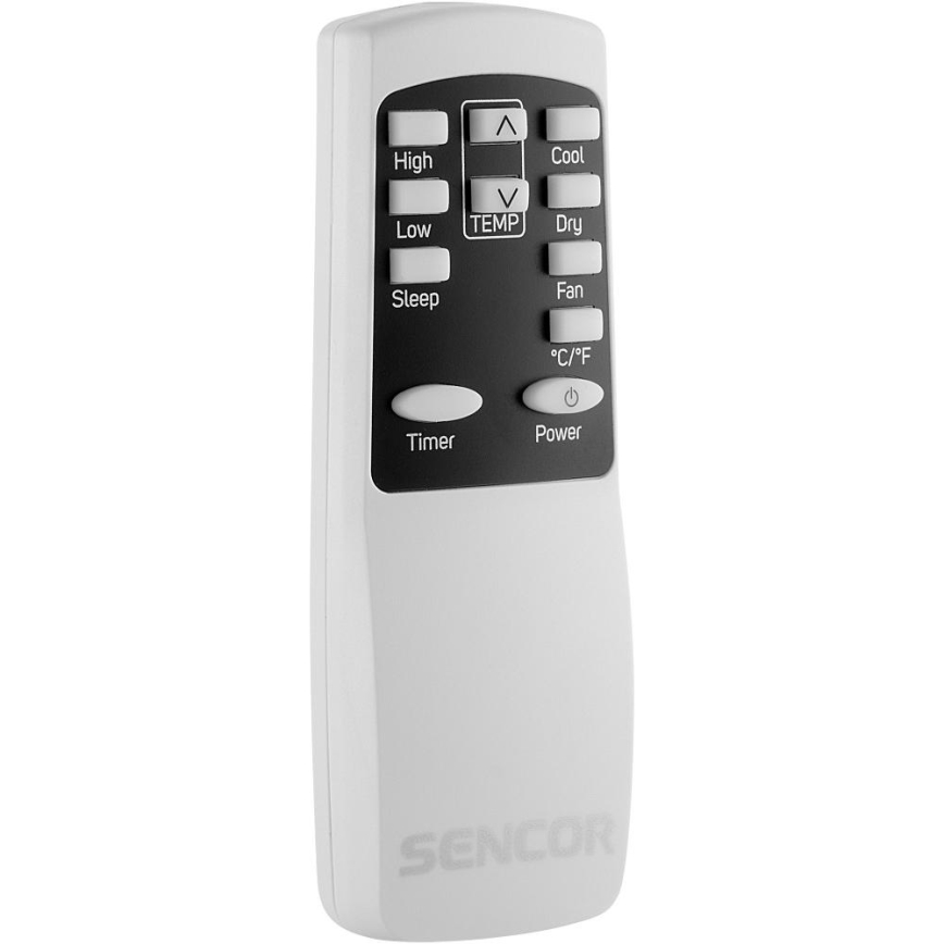 Sencor - Nutikas mobiilne konditsioneer 3-ühes, sh täielik tarvikutekomplekt 760W/230V 7000BTU Wi-Fi + kaugjuhtimispult
