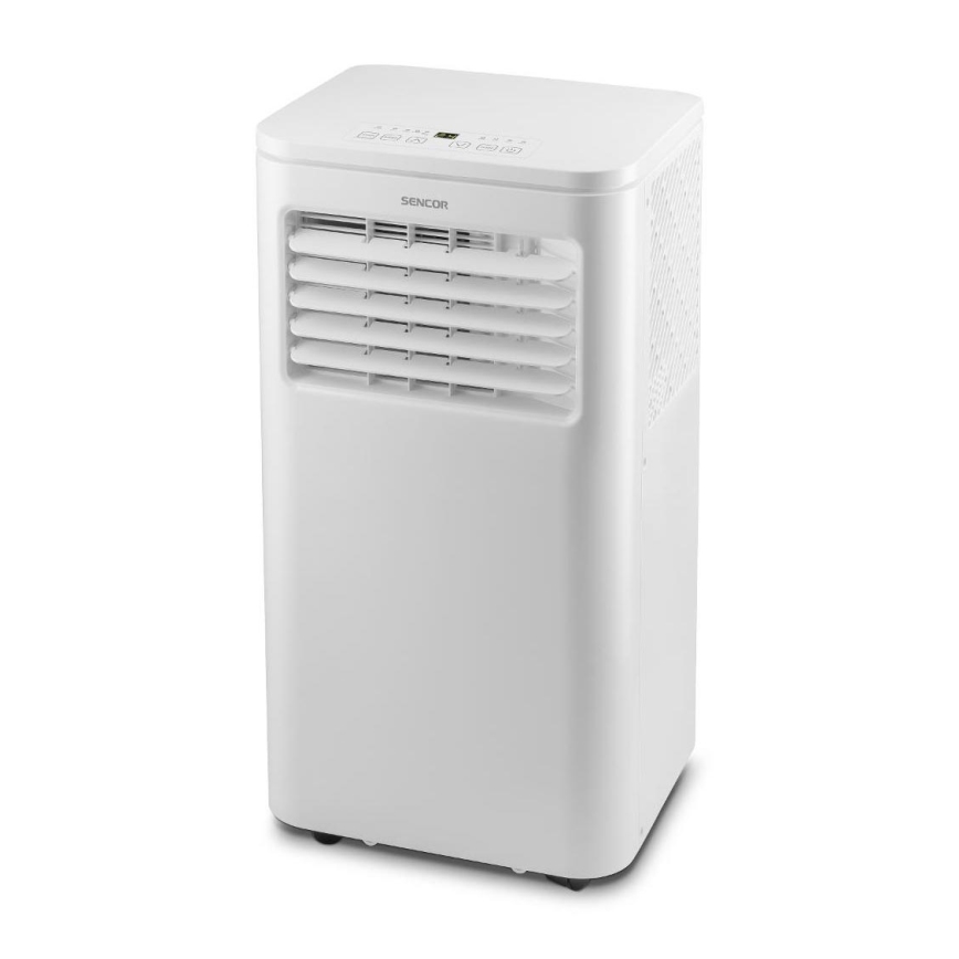 Sencor - Nutikas mobiilne konditsioneer 3-ühes, sh täielik tarvikutekomplekt 760W/230V 7000BTU Wi-Fi + kaugjuhtimispult