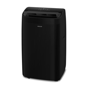 Sencor - Nutikas mobiilne konditsioneer 4-ühes kaasas täielikud lisad 900W/230V 9000 BTU Wi-Fi must + kaugjuhtimispult