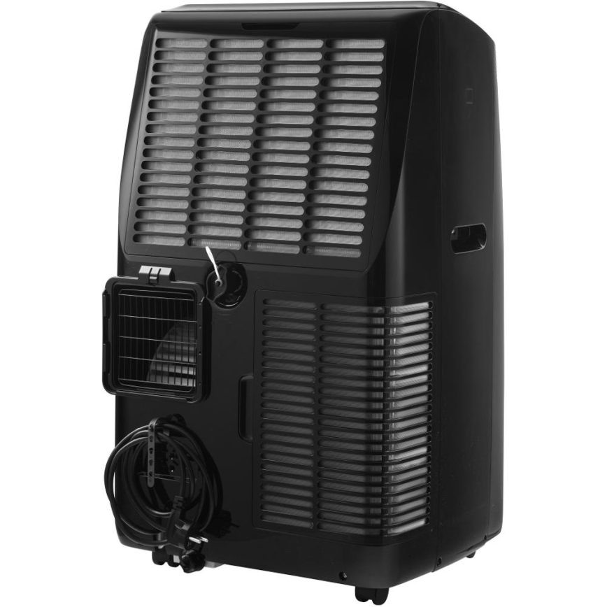 Sencor - Nutikas mobiilne konditsioneer 4-ühes kaasas täielikud lisad 900W/230V 9000 BTU Wi-Fi must + kaugjuhtimispult