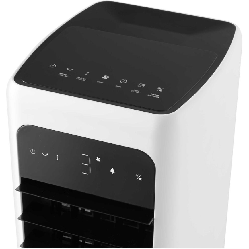 Sencor - Nutikas mobiilne õhujahuti 60W/230V Wi-Fi valge + kaugjuhtimispult