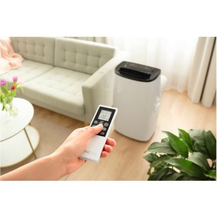 Sencor - Nutikas mobiilne kliimaseade 4-ühes koos täieliku tarvikukomplektiga 1700W/230V 12000 BTU Wi-Fi valge + kaugjuhtimispult