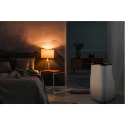 Sencor - Nutikas mobiilne kliimaseade 4-ühes koos täieliku tarvikukomplektiga 1700W/230V 12000 BTU Wi-Fi valge + kaugjuhtimispult