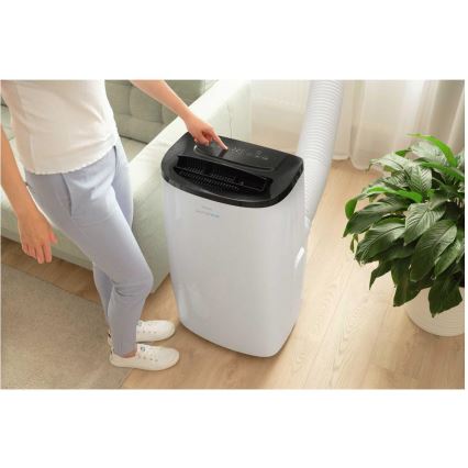 Sencor - nutikas mobiilne kliimaseade 4-ühes koos täieliku tarvikukomplektiga 1750W/230V 18000 BTU Wi-Fi valge + kaugjuhtimispult