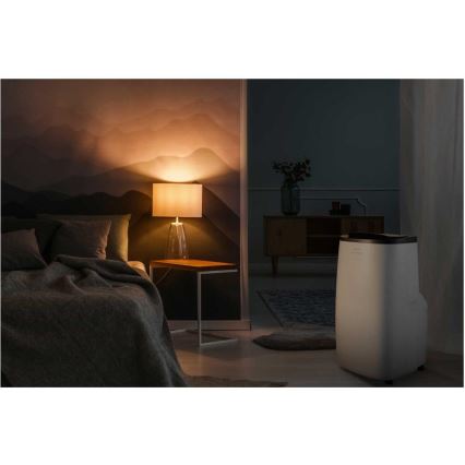 Sencor - nutikas mobiilne kliimaseade 4-ühes koos täieliku tarvikukomplektiga 1750W/230V 18000 BTU Wi-Fi valge + kaugjuhtimispult