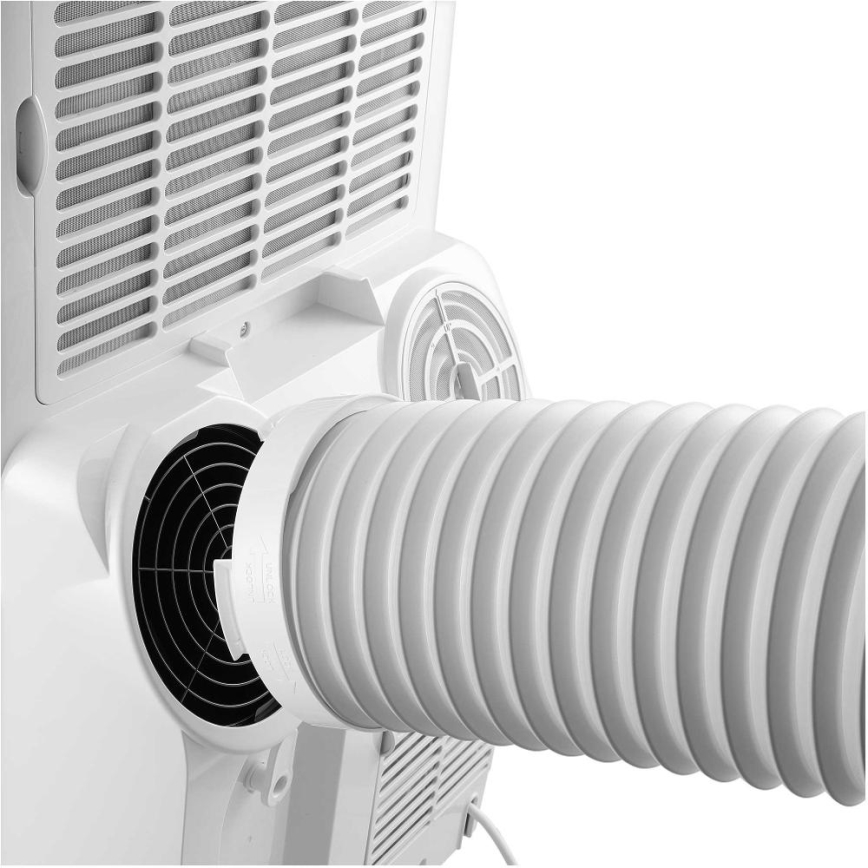 Sencor - nutikas mobiilne kliimaseade 4-ühes koos täieliku tarvikukomplektiga 1750W/230V 18000 BTU Wi-Fi valge + kaugjuhtimispult