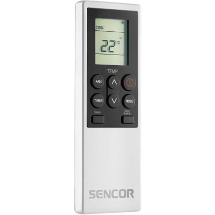 Sencor - nutikas mobiilne kliimaseade 4-ühes koos täieliku tarvikukomplektiga 1750W/230V 18000 BTU Wi-Fi valge + kaugjuhtimispult
