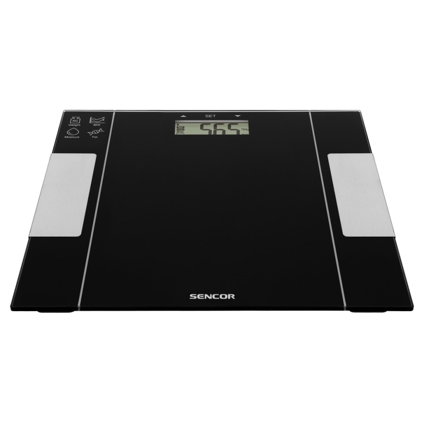 Sencor - Nutikas personaalne fitness kaal 1xCR2032 must