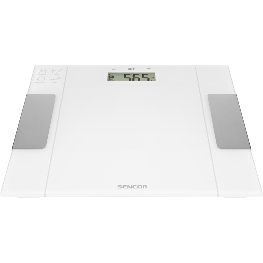 Sencor - Nutikas personaalne fitness kaal 1xCR2032 valge