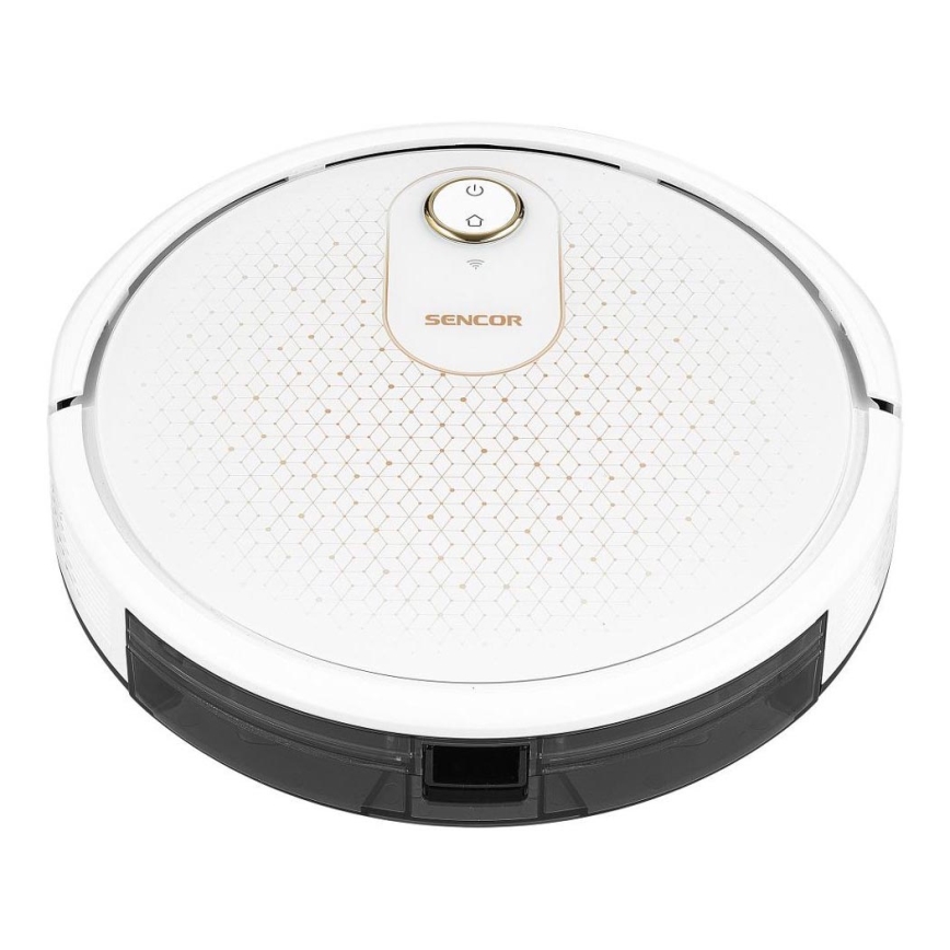 Sencor - Nutikas robottolmuimeja mopiga 2in1 28W/2600 mAh Wi-Fi valge + kaugjuhtimispult