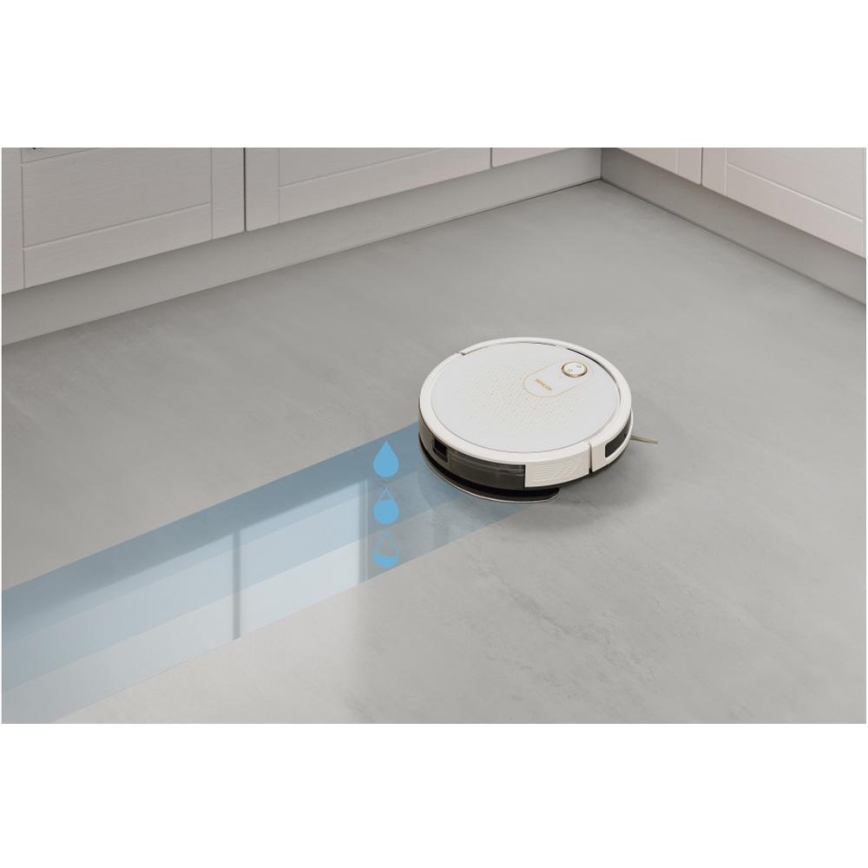 Sencor - Nutikas robottolmuimeja mopiga 2in1 28W/2600 mAh Wi-Fi valge + kaugjuhtimispult