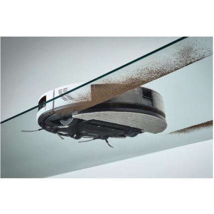 Sencor - Nutikas robottolmuimeja mopiga 2in1 28W/2600 mAh Wi-Fi valge + kaugjuhtimispult