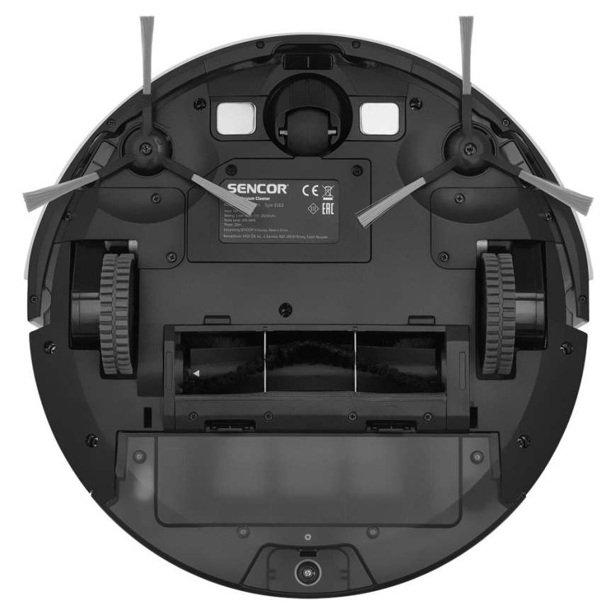 Sencor - Nutikas robottolmuimeja mopiga 2in1 28W/2600 mAh Wi-Fi valge + kaugjuhtimispult