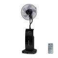 Sencor - Õhujahuti koos veespreiga 90W/230V must + kaugjuhtimispult