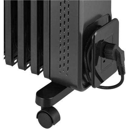 Sencor - õliradiaator 11 ribiga 1000/1200/2400W/230V Wi-Fi must