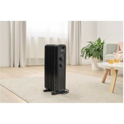 Sencor - õliradiaator 7 ribiga 600/900/1500W/230V must