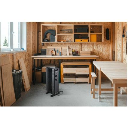 Sencor - õliradiaator 7 ribiga 600/900/1500W/230V must