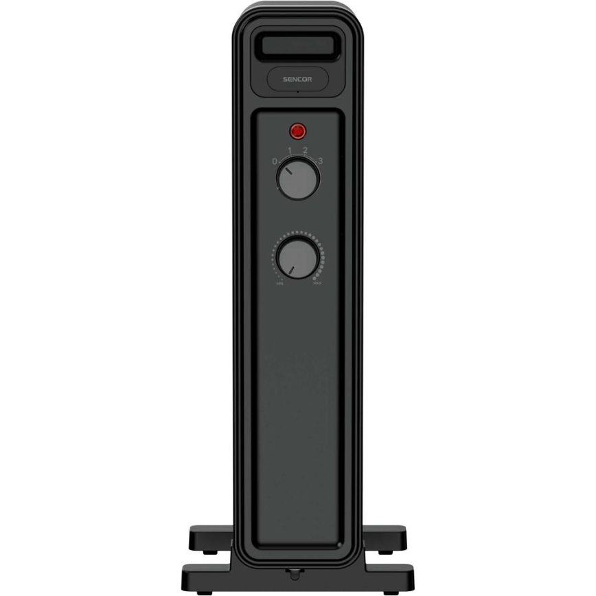 Sencor - õliradiaator 7 ribiga 600/900/1500W/230V must