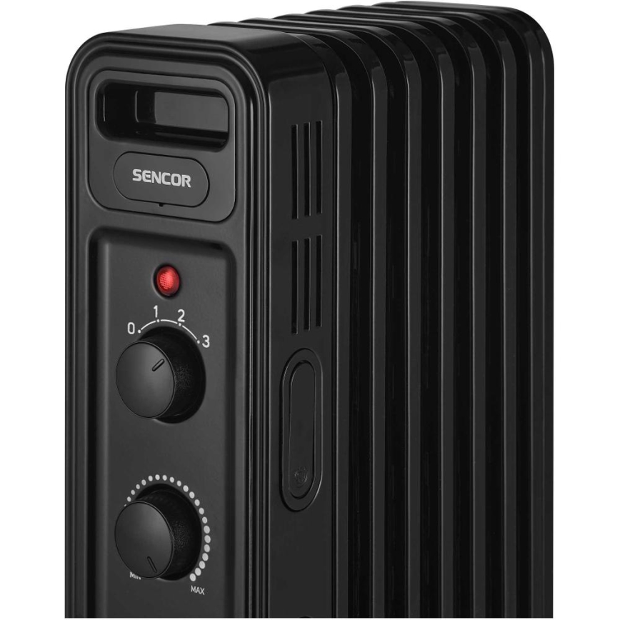 Sencor - õliradiaator 7 ribiga 600/900/1500W/230V must