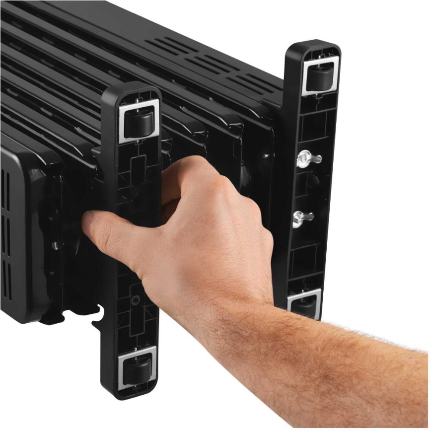 Sencor - õliradiaator 7 ribiga 600/900/1500W/230V must