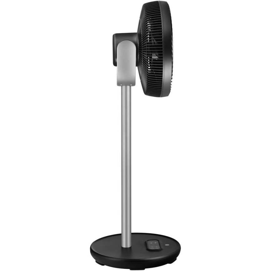 Sencor - Põrandaventilaator 3D UltraSilent 26W/230V Wi-Fi must + kaugjuhtimispult