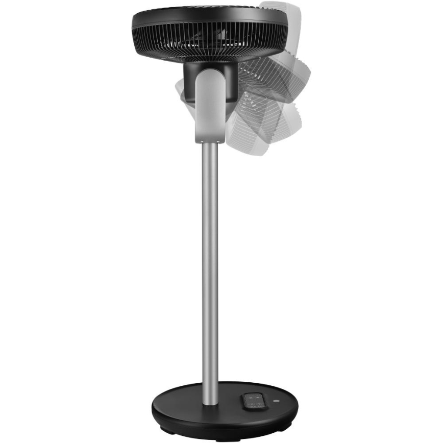 Sencor - Põrandaventilaator 3D UltraSilent 26W/230V Wi-Fi must + kaugjuhtimispult