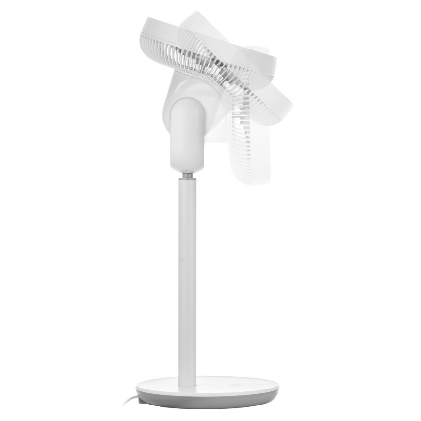 Sencor - Põrandaventilaator 3D UltraSilent 26W/230V valge + kaugjuhtimispult