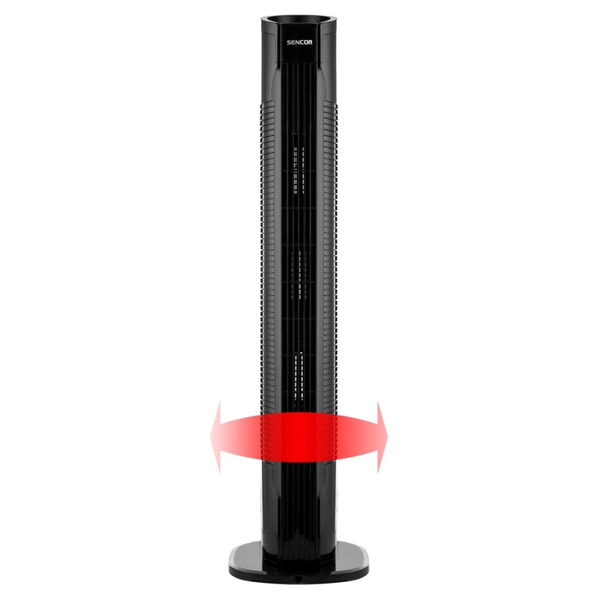 Sencor - Põrandaventilaator 50W/230V must + pult