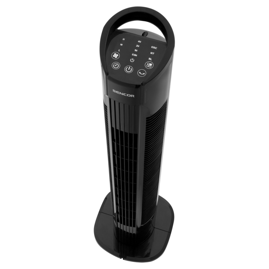 Sencor - Põrandaventilaator 50W/230V must + pult
