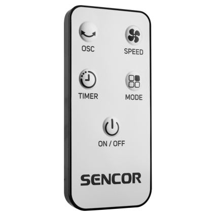 Sencor - Põrandaventilaator 50W/230V must + pult
