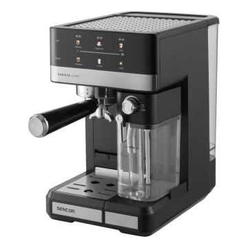 Sencor - Pordiga espresso-kohvimasin 1350W/230V must/mattkroom