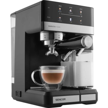 Sencor - Pordiga espresso-kohvimasin 1350W/230V must/mattkroom