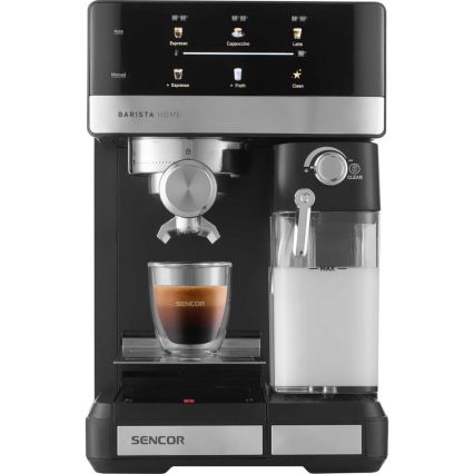 Sencor - Pordiga espresso-kohvimasin 1350W/230V must/mattkroom