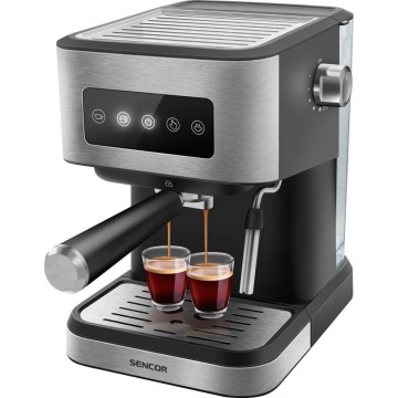 Sencor - Portaafilteriga espressomasin 1050W/230V must/mattkroom