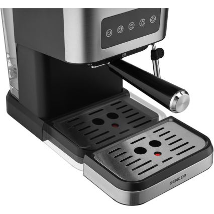 Sencor - Portaafilteriga espressomasin 1050W/230V must/mattkroom
