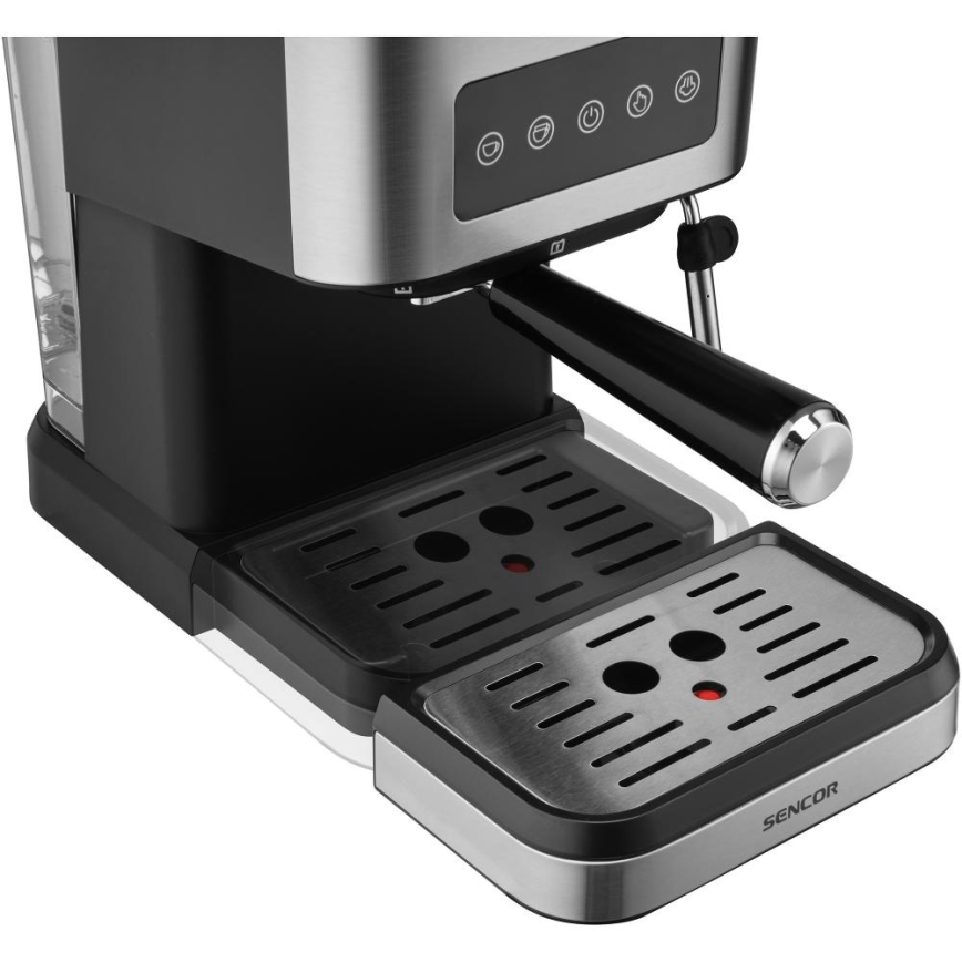 Sencor - Portaafilteriga espressomasin 1050W/230V must/mattkroom