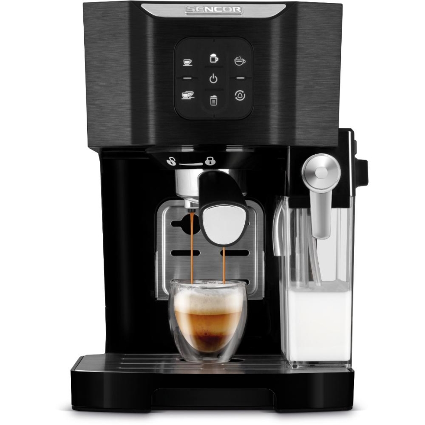 Sencor - portafilteriga espressomasin 1450W/230V must/mattkroom